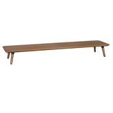 Navodesk Premium Walnut Monitor Riser, Minimalistic Wooden Monitor Stand